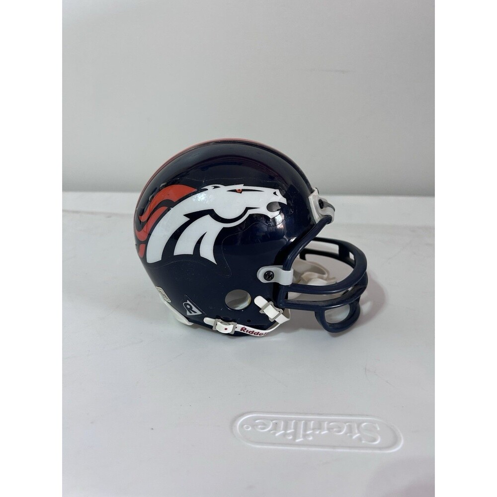 Vintage NFL Denver Broncos Riddell Mini 3 5/8" Football Helmet